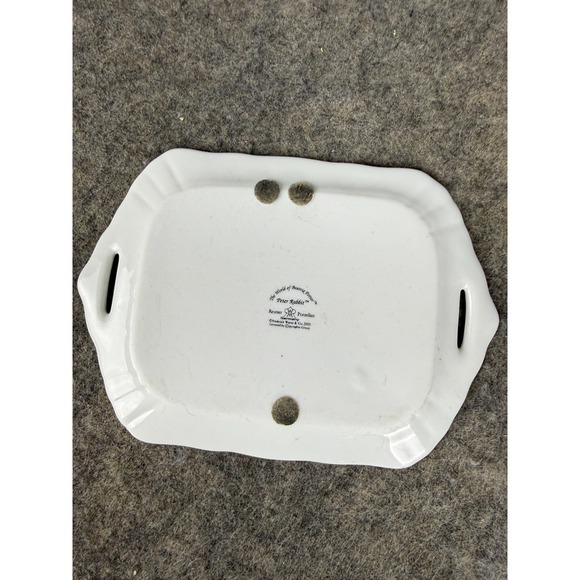 Reutter Porzellan Beatrix Potter Peter Rabbit Tray 6.25" x 4.5" German Porcelain - Picture 2 of 5